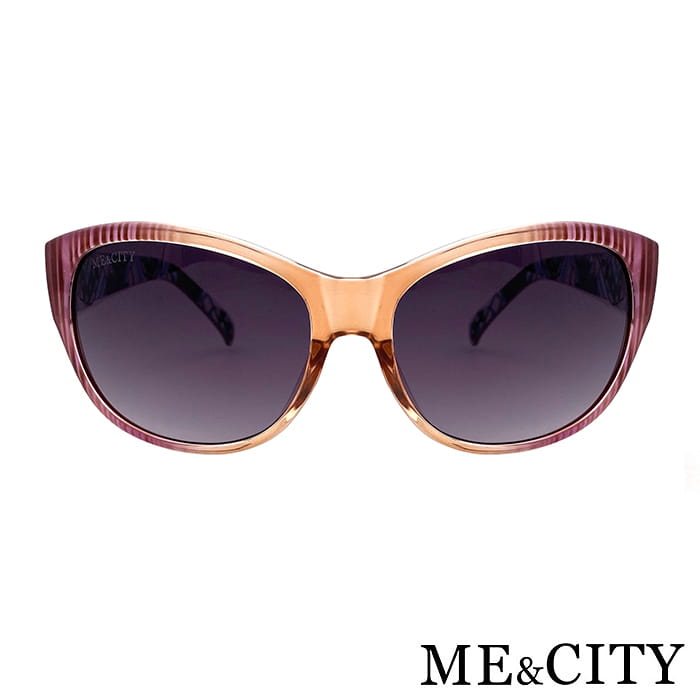 【ME&CITY】 義式盛夏絢彩雙色太陽眼鏡 抗UV (ME 1211 B06) 5