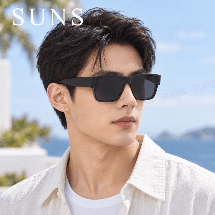 【suns】時尚大框太陽眼鏡 霧黑框 (可套鏡) 抗UV400 2