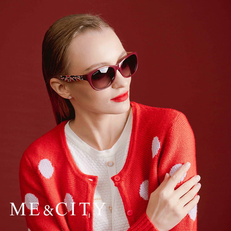 【ME&CITY】 時尚義式多彩紋樣太陽眼鏡 抗UV (ME 120005 H431) 4
