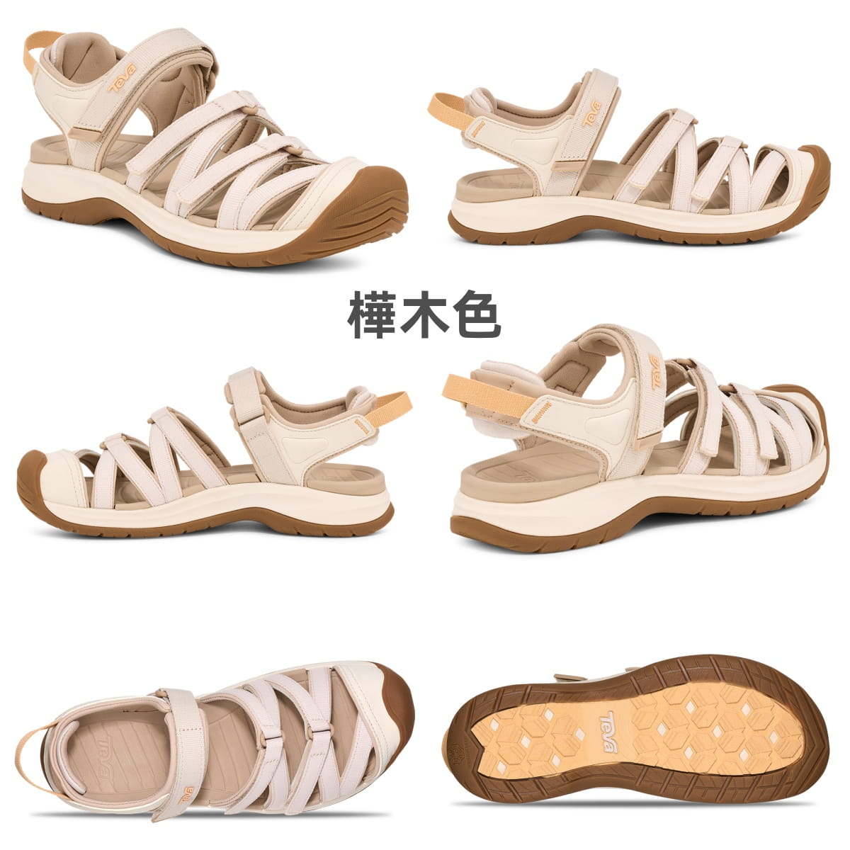 TEVA Women's Tirra Sport CT 護趾運動涼鞋TV1166310DRIZ細雨灰 1