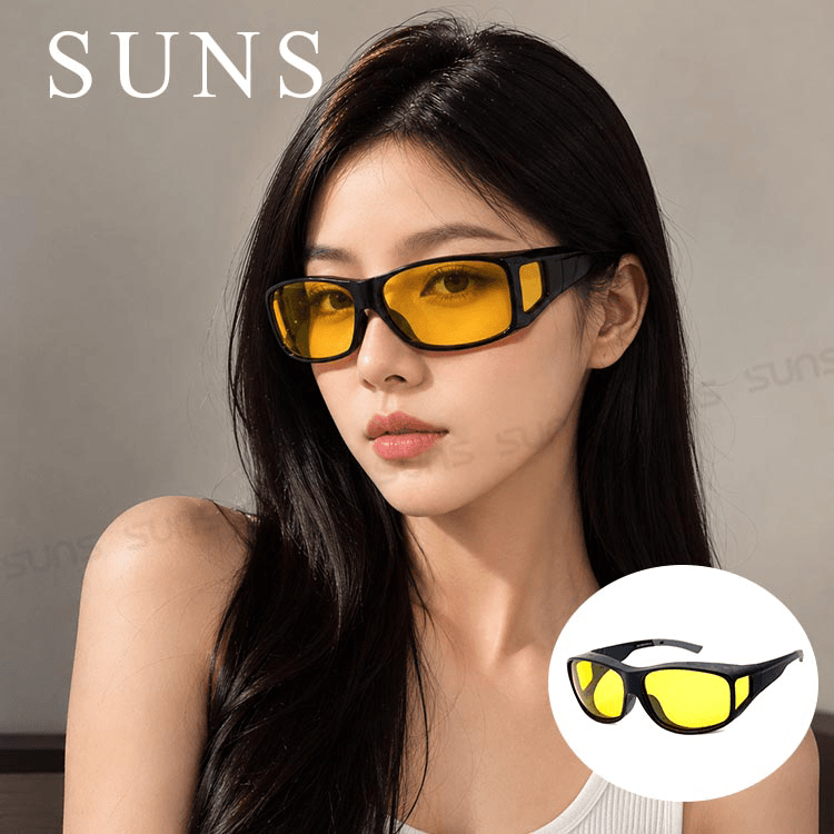 【suns】MIT夜視偏光套鏡 防滑/抗UV (可套式) 0