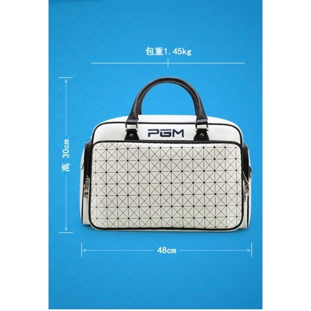 【CAIYI 凱溢】PGM 高爾夫衣物包 時尚衣服包 防水PU球包 大容量獨立鞋袋 12