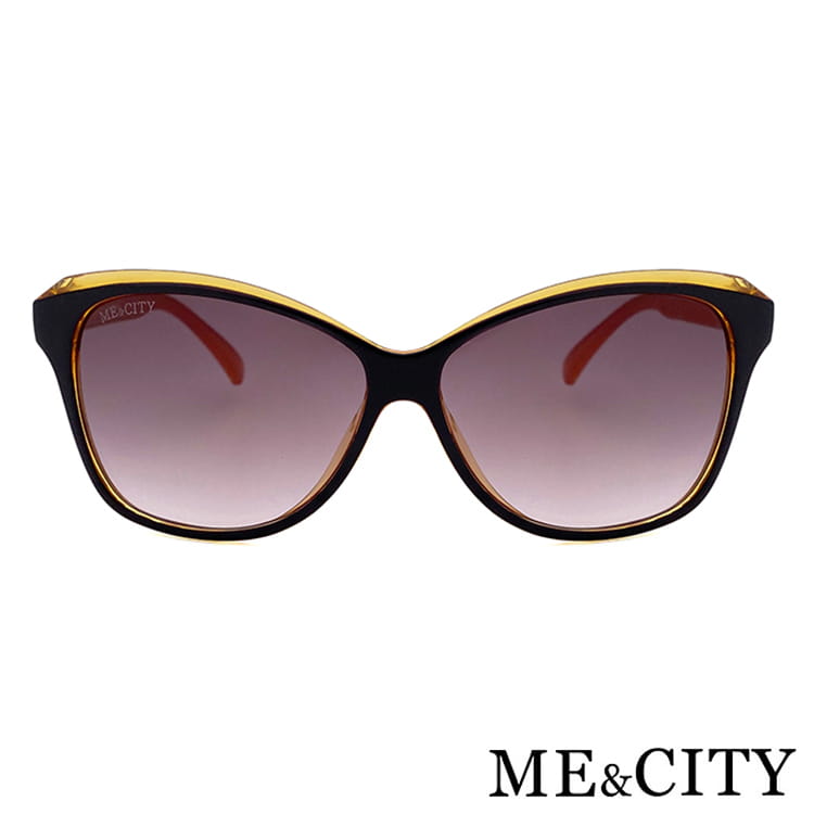 【ME&CITY】 極簡約雙色時尚太陽眼鏡 抗UV (ME 120024 J221) 18