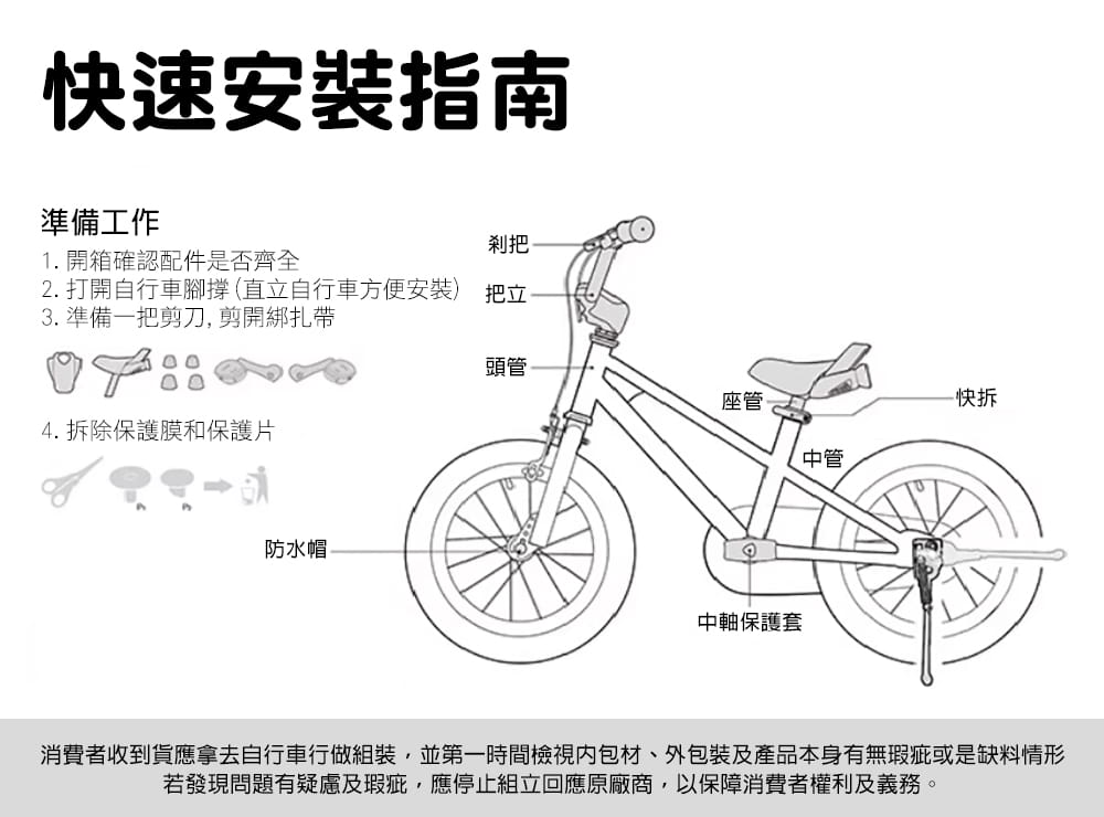 BIKEONE MINI21 LITE 20吋運動款兒童腳踏車學生單車入門款輔助輪三輪車 18