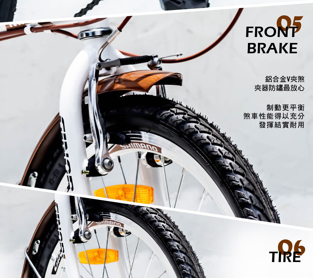 BIKEDNA G2 SP 經典復古小折20吋日本SHIMANO 6段變速折疊車文青有型城市漫游 5