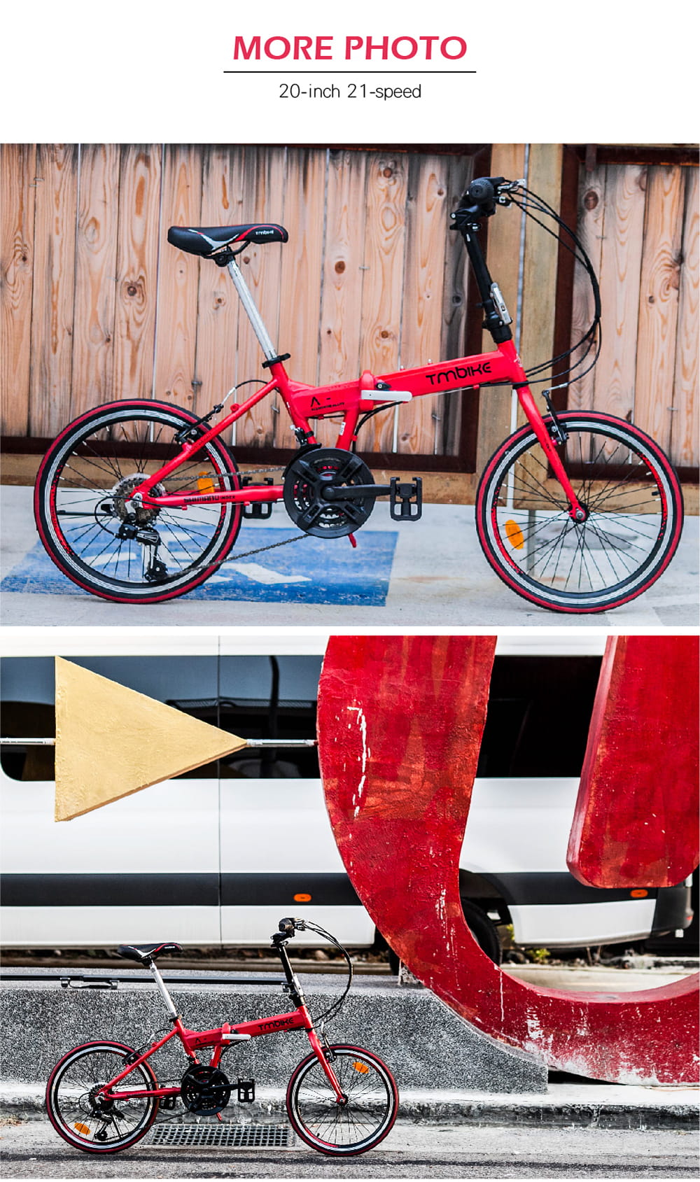 BIKEONE T11 LITE 20吋21速碟煞折疊車轉把式城市小跑極簡風小折為符合日常通勤需求 10