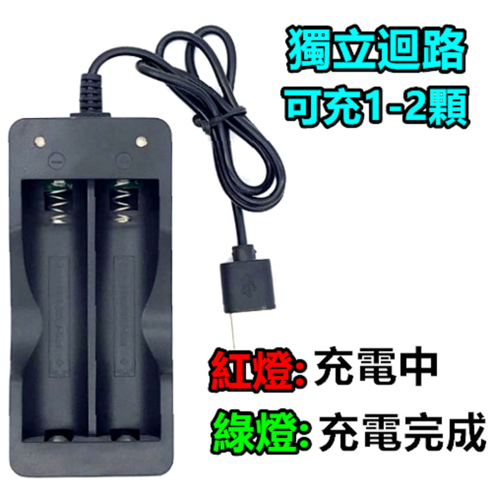 【TX】特林2600mAh18650鋰充電池4入附USB充電器(LI2600-4-USB) 5