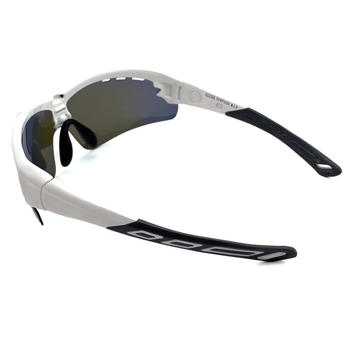 【suns】REVO電鍍 偏光運動眼鏡 可調鏡腳 抗UV (白框/REVO綠) 4
