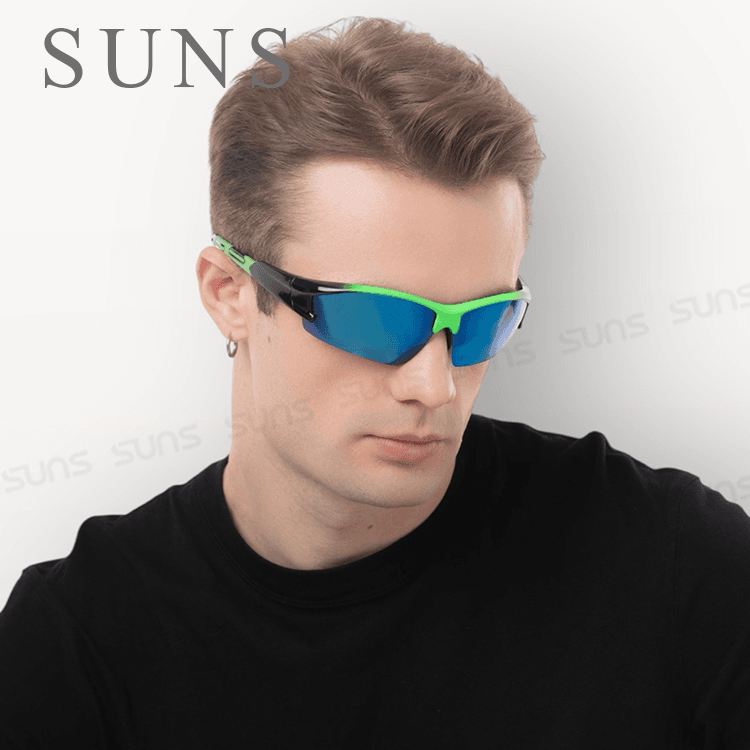 【suns】運動偏光太陽眼鏡 酷炫螢光綠 抗UV400 2