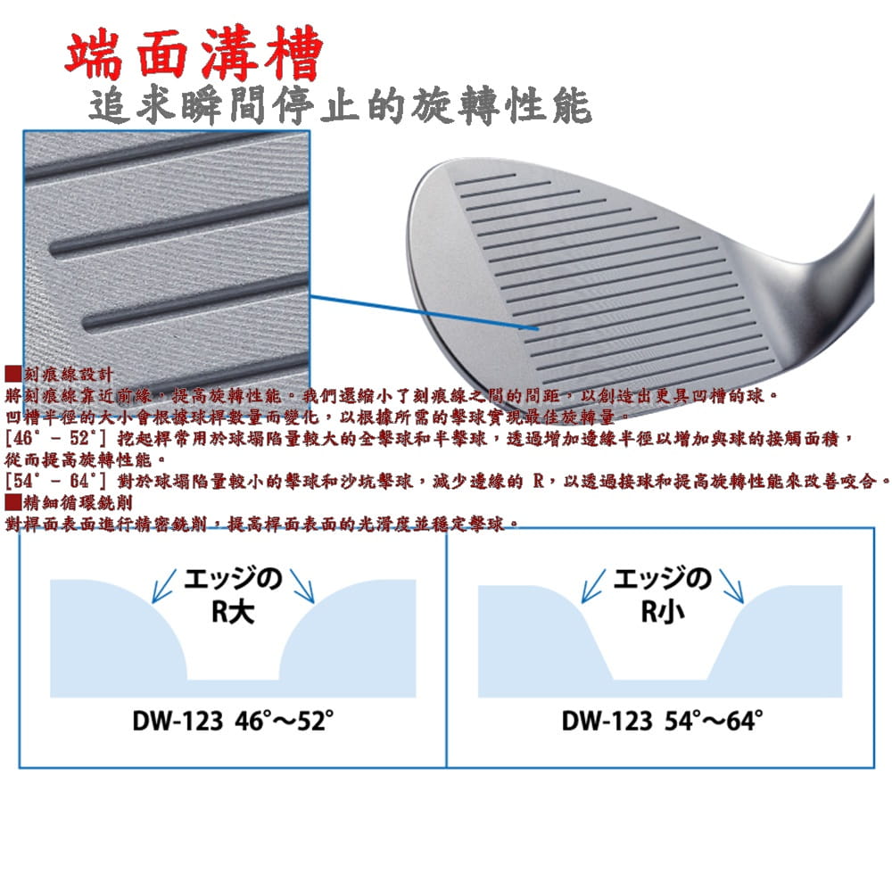 【CAIYI 凱溢】Kasco Dolphin Wedge DW-123 銀色挖起桿 15