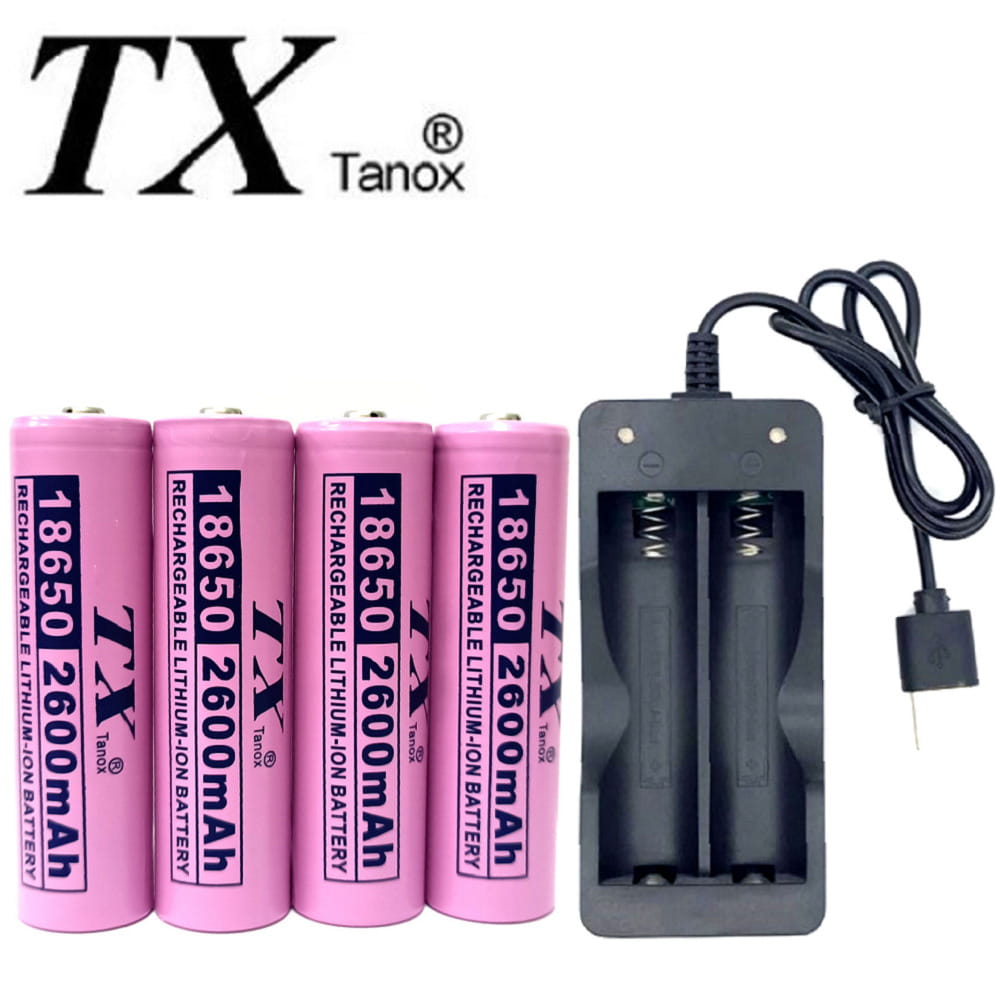 【TX】特林2600mAh18650鋰充電池4入附USB充電器(LI2600-4-USB) 0