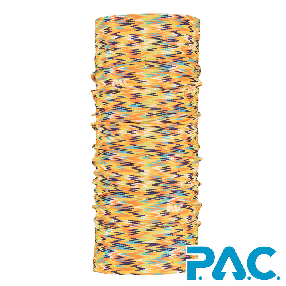 【PAC 德國】透氣排汗經典頭巾(PAC8810411 暖黃光影/透氣/抗臭/快乾/抗UV) 0