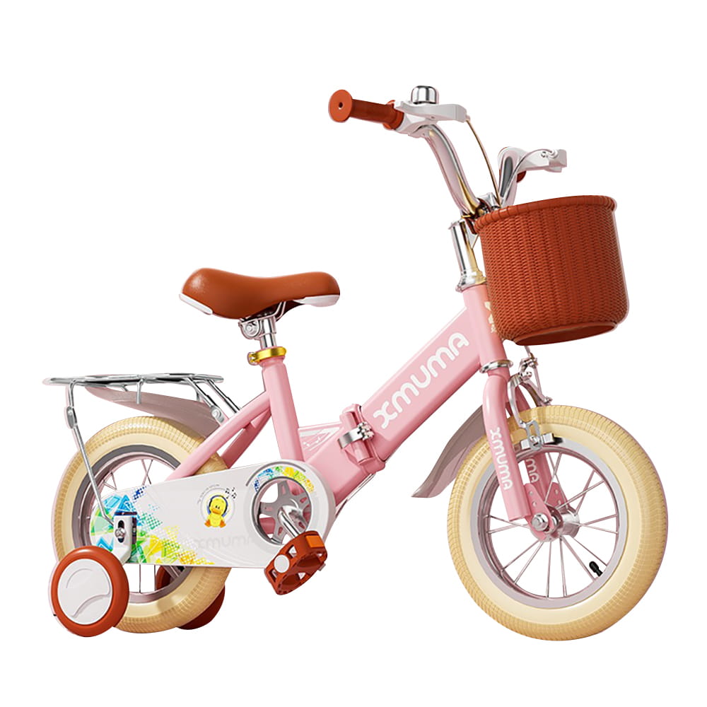 BIKEONE MINI27 兒童折疊自行車14吋男女寶寶小孩摺疊腳踏單車後貨架版款顏色可愛清新 0
