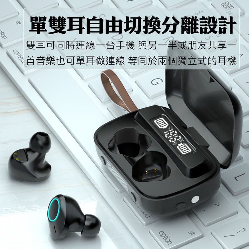 【真IPX7高防水】最新藍芽5.1運動耳機 續航150小時！ 5