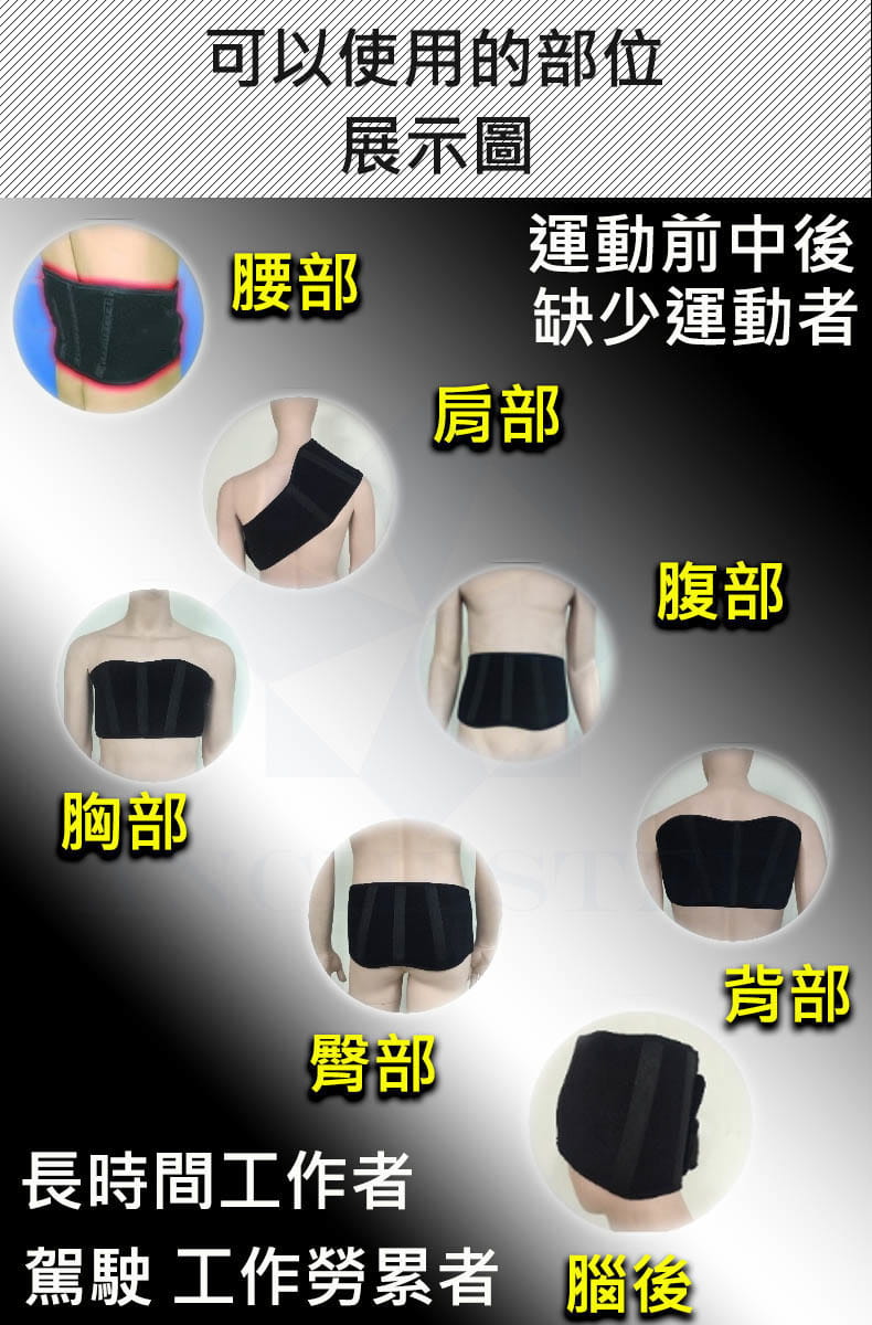 台灣製 遠紅外線USB電熱護腰 熱敷護腰 溫敷護腰 3