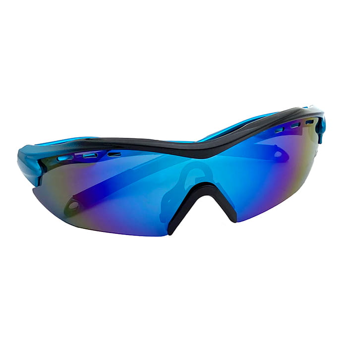 【suns】偏光運動太陽眼鏡 REVO電鍍 防霧排熱孔 (黑藍框/REVO藍) 8