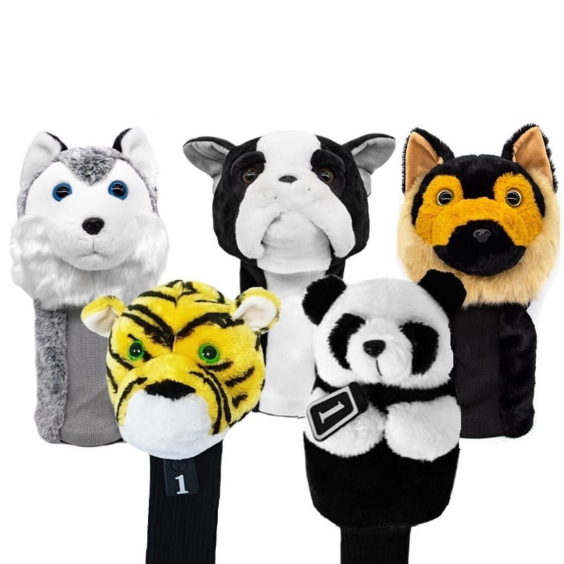 GOLF立體動物1號木球桿桿套 老虎/熊貓 高級絨毛-萌萌可愛動物造型保護套【GF21005】 8