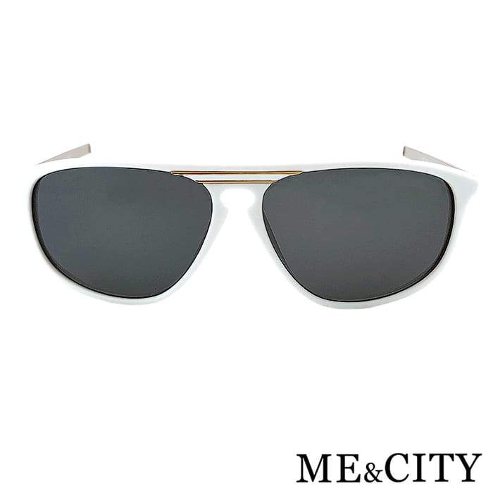 【ME&CITY】 韓版雷朋款太陽眼鏡 抗UV(ME1100 W01) 2