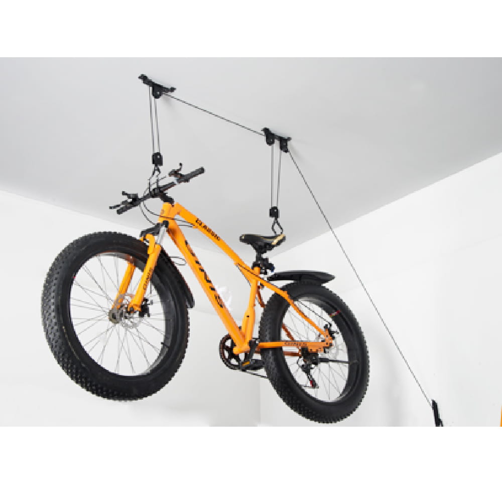 自行車天花板安裝升降吊架 單車居家收納 2 件組 0