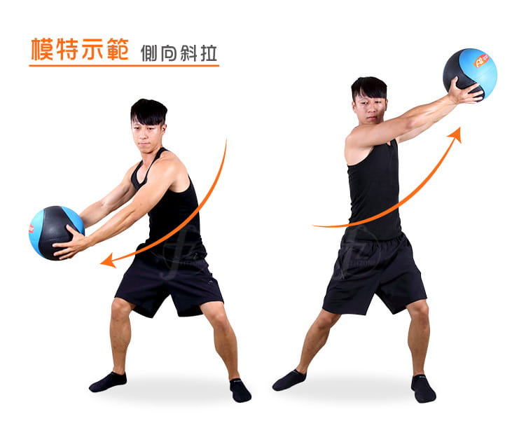 【ABSport】橡膠重力球（5KG－黑款）／健身球／重量球／藥球／實心球／平衡訓練球 6