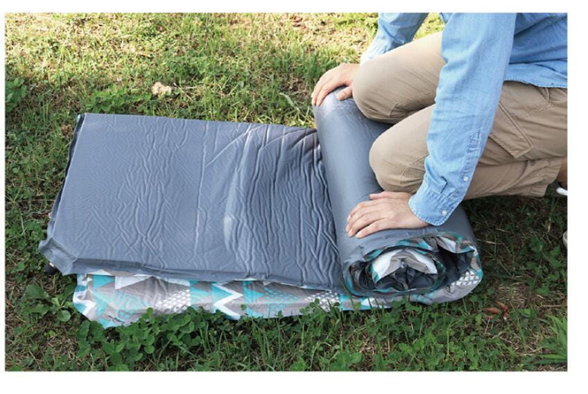 新款加大自動充氣墊野餐露營帳篷墊雙人睡墊 6