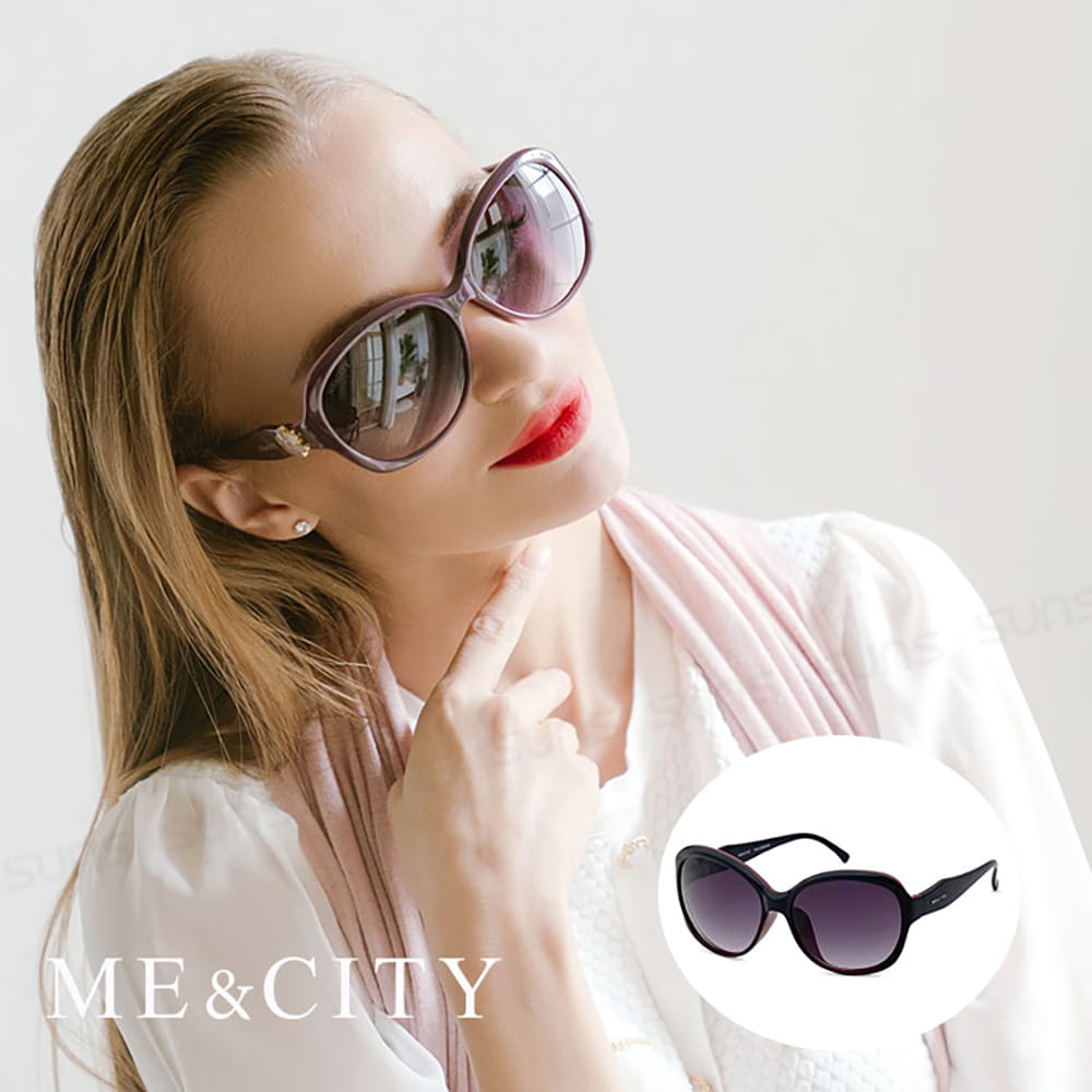 【ME&CITY】 【ME&CITY】 義式典雅簡約太陽眼鏡 抗UV (ME 1203 H02) 0