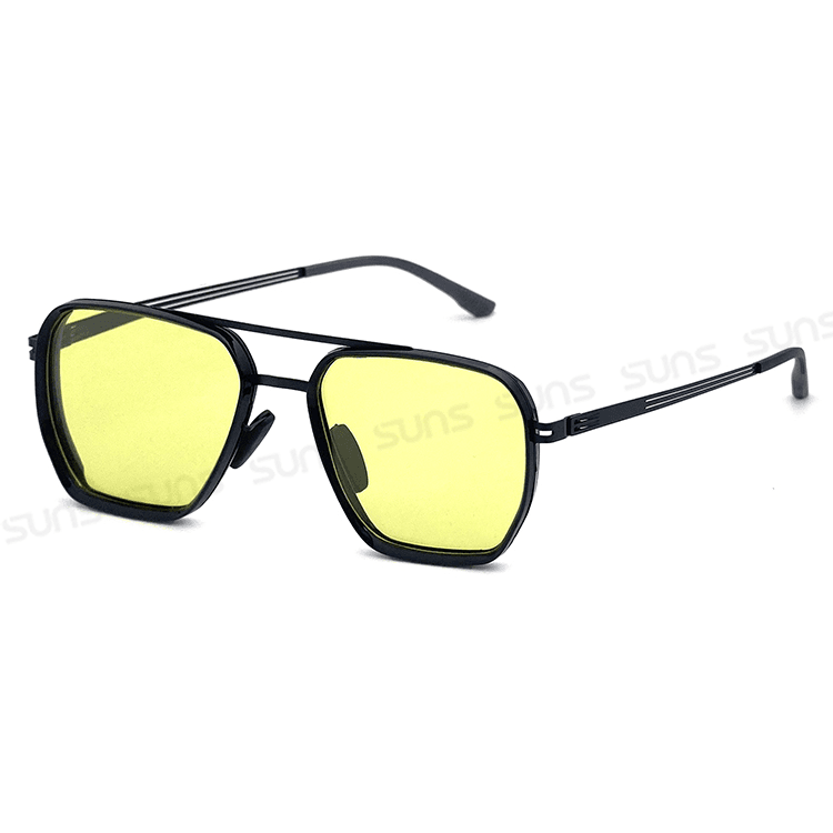 【suns】日夜兩用變色偏光太陽眼鏡 薄鋼雙樑飛行框偏光鏡 抗UV 【1050】 7