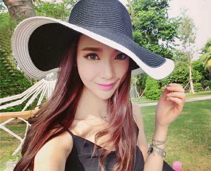 草帽 遮陽帽 細緻編織全年防曬法式風情百搭優雅閃變巨星名模風範 0