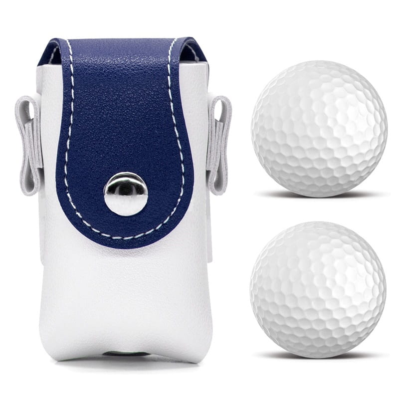高爾夫雙色磁扣小球包+扣環 可插TEE 可吊掛可穿皮帶 球隊贈品 獎品【GF05008】 6