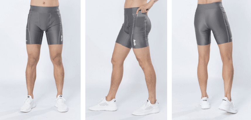 【Attis亞特司】男膠原反光緊身短褲-四色 2