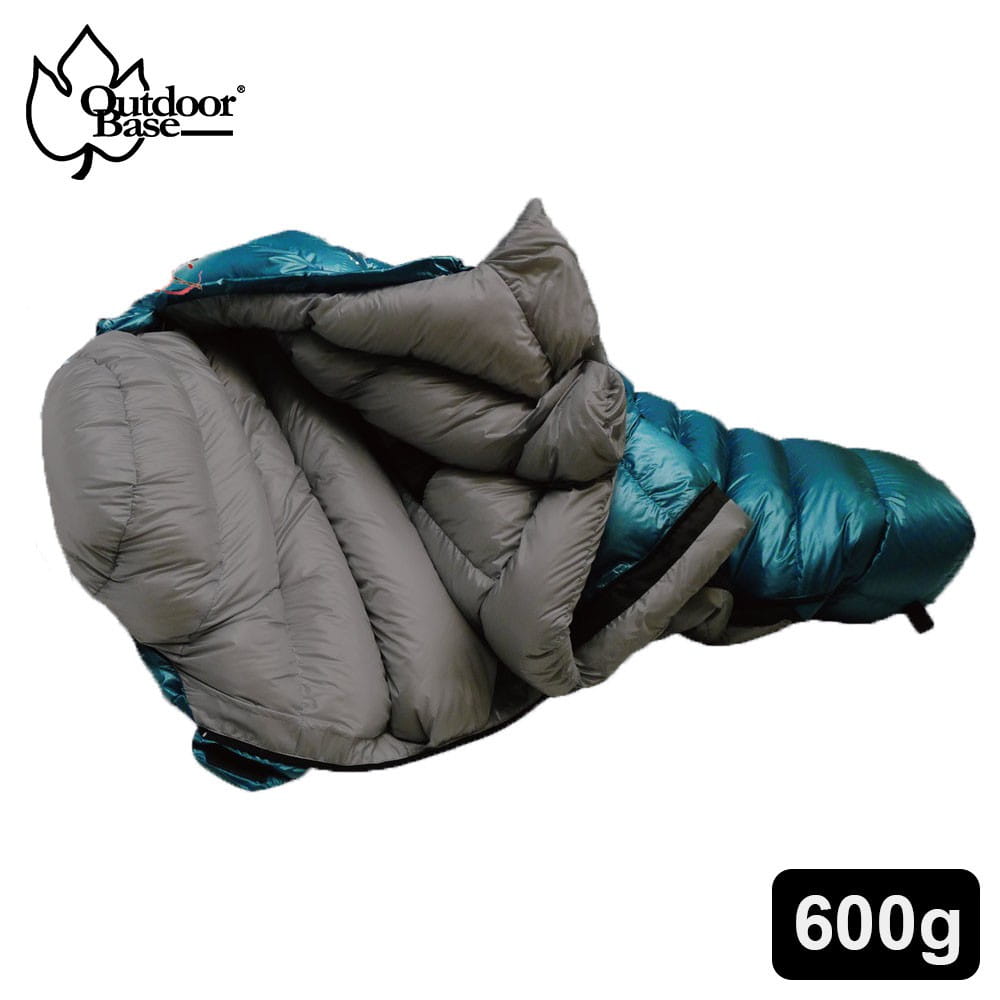 【Outdoorbase】SnowMonster頂級羽絨保暖睡袋600g 悠遊戶外 1