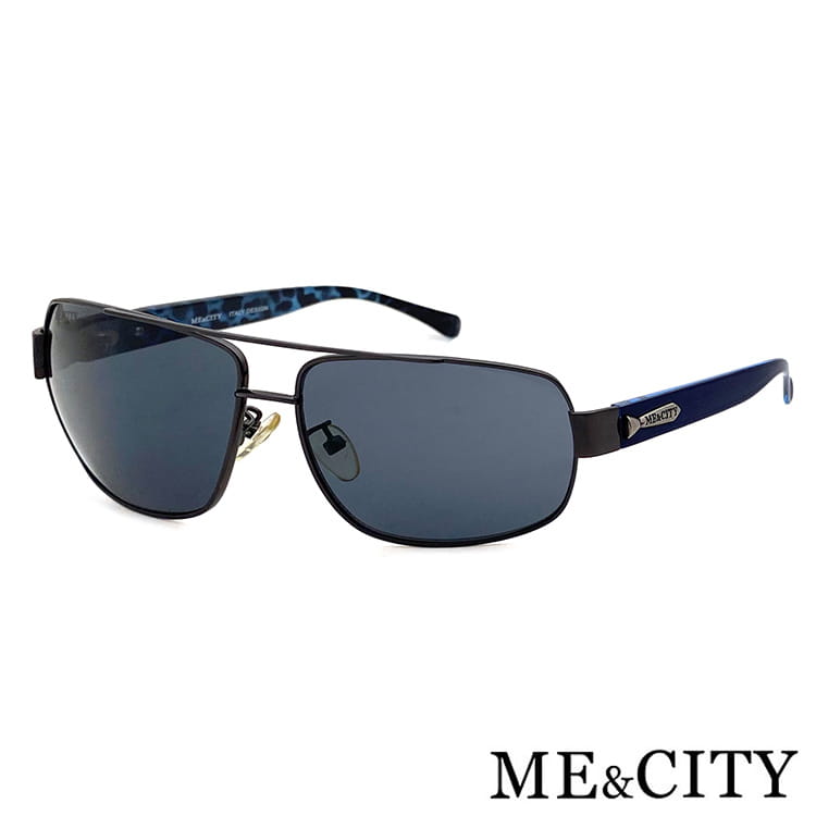 【ME&CITY】 時尚飛行員方框太陽眼鏡 抗UV (ME 110012 C680) 4