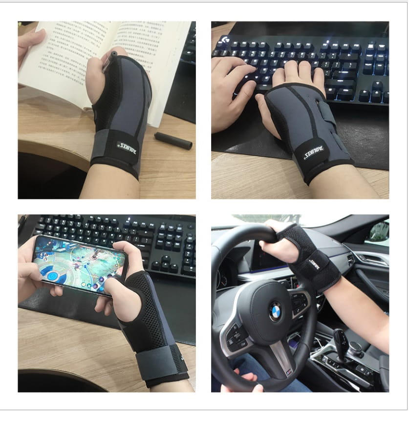 【CAIYI 凱溢】AOLIKES 雙向加壓腕關節固定帶 護手腕 運動護具 8