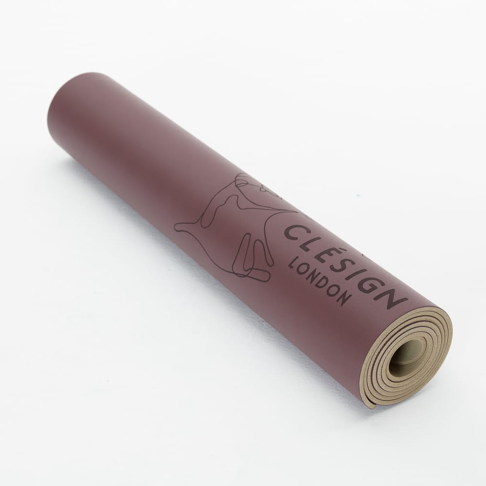 【Clesign】Warrior COCO 天然橡膠瑜珈墊 4.5mm - Matte Purple 6