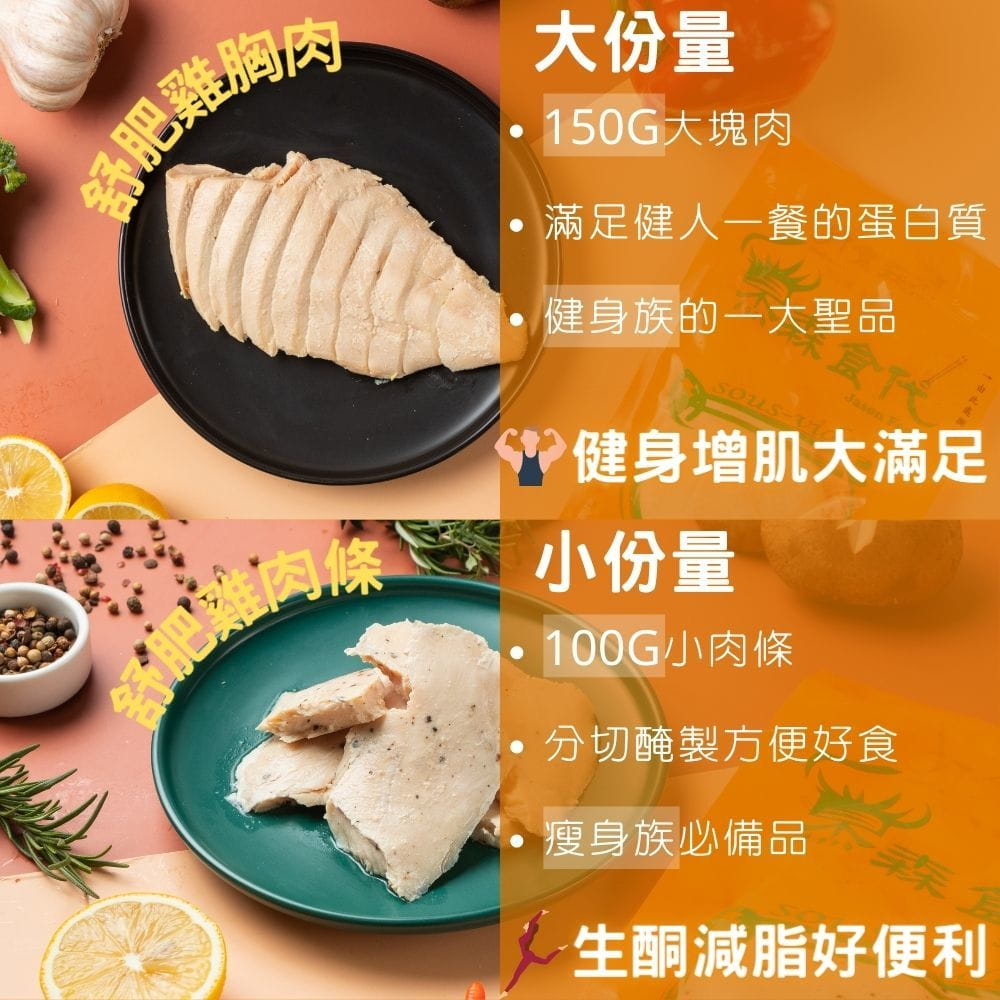 【杰森食代】低溫烹調舒肥雞胸肉150G-開封即食 2