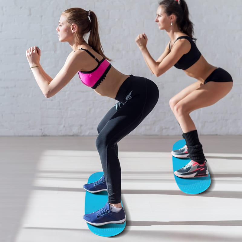 健身踏板操器材家用運動滑板扭腰盤深蹲瑜伽平衡板 0