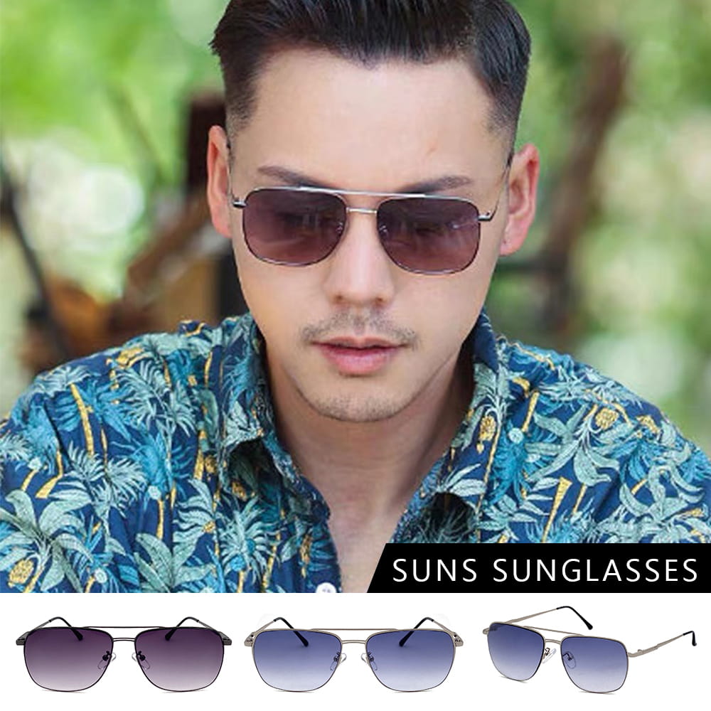 【suns】時尚休閒方框墨鏡 抗UV 0