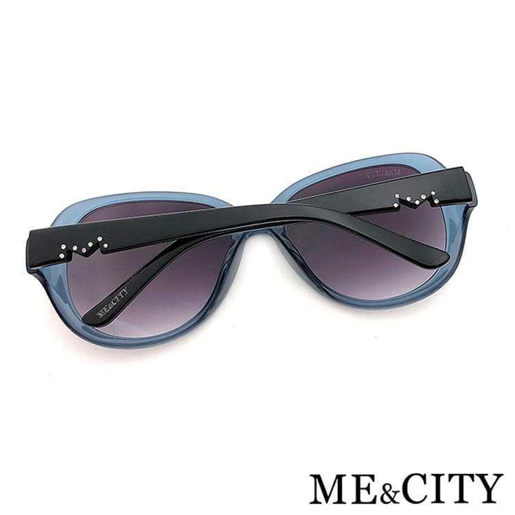 【ME&CITY】 歐美精緻M字母鑲鑽太陽眼鏡 抗UV (ME 1215 F01) 12