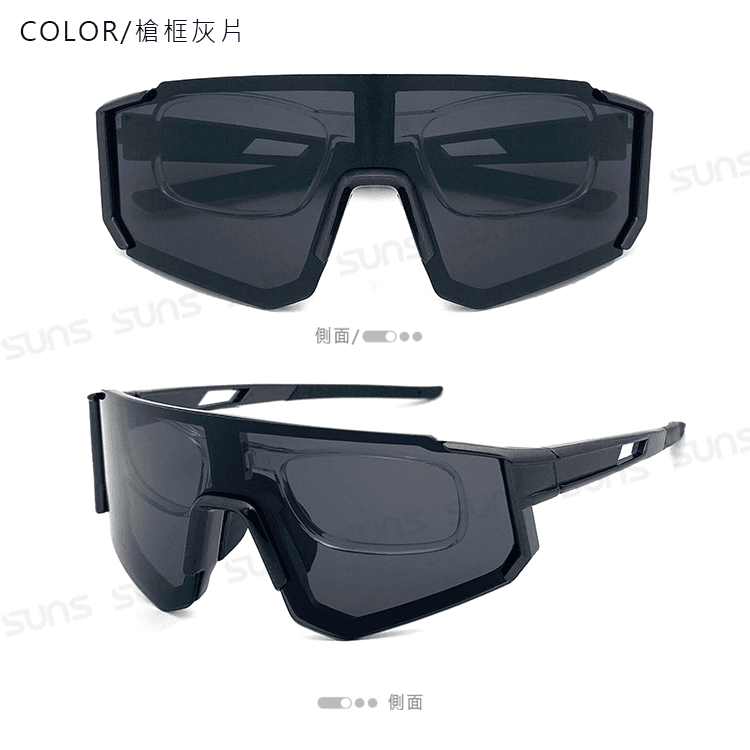 【suns】運動偏光太陽眼鏡 含內視鏡 Polarized頂級REVO電鍍 抗UV400 S160 15