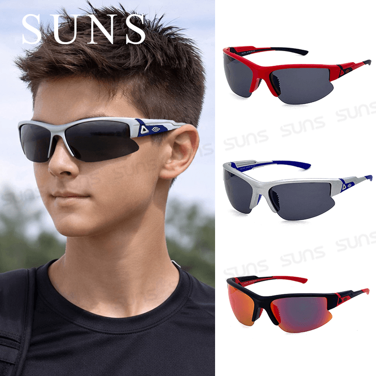 【suns】頂級兒童運動偏光太陽眼鏡 抗UV 防滑 N145B 0