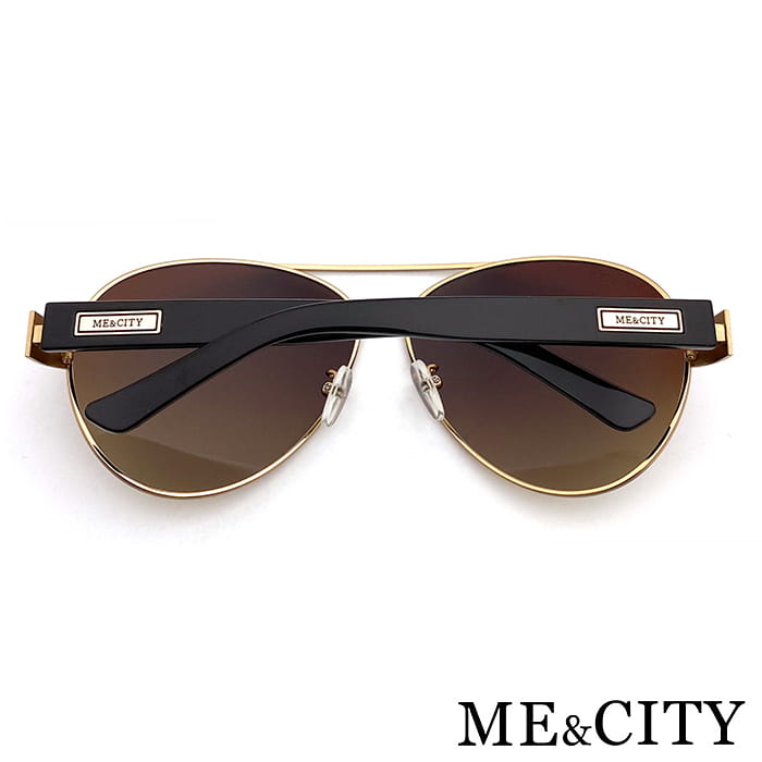 【ME&CITY】 時尚飛行員金屬偏光太陽眼鏡 抗UV(ME 1106 A03) 9