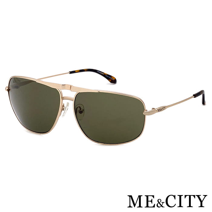 【ME&CITY】 時尚方框太陽眼鏡 抗UV (ME21204 A01) 3