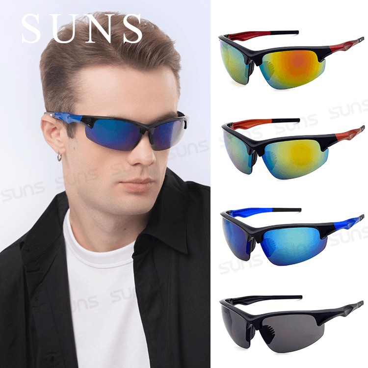 【suns】絢彩運動偏光墨鏡 路跑/單車/自行車 抗UV S249 0