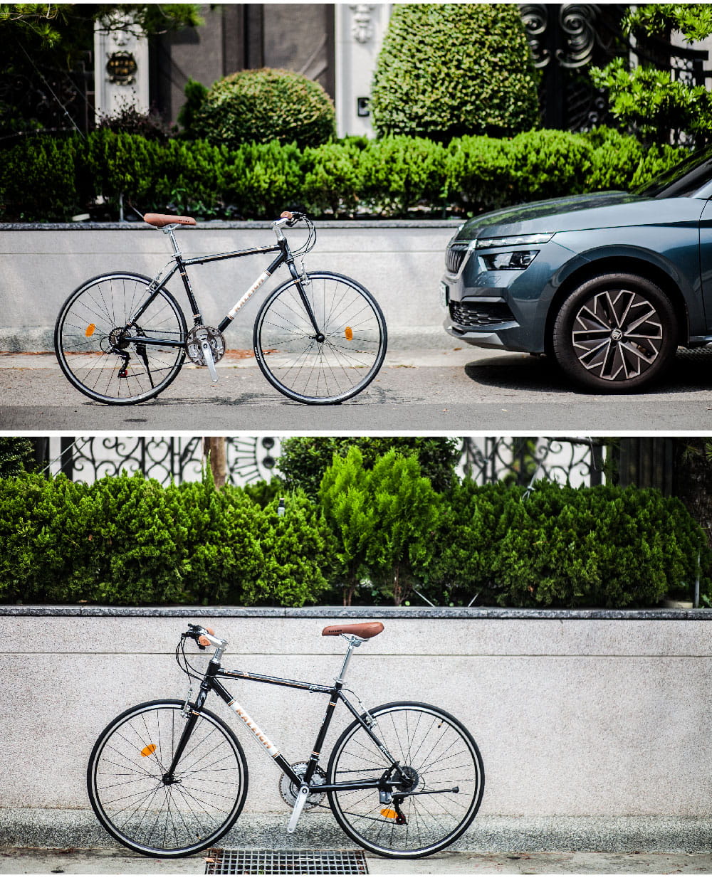 BIKEONE I8 復古鋁合金21段變速平把公路車SHIMANO指撥定位煞變合一700C前後快拆 15