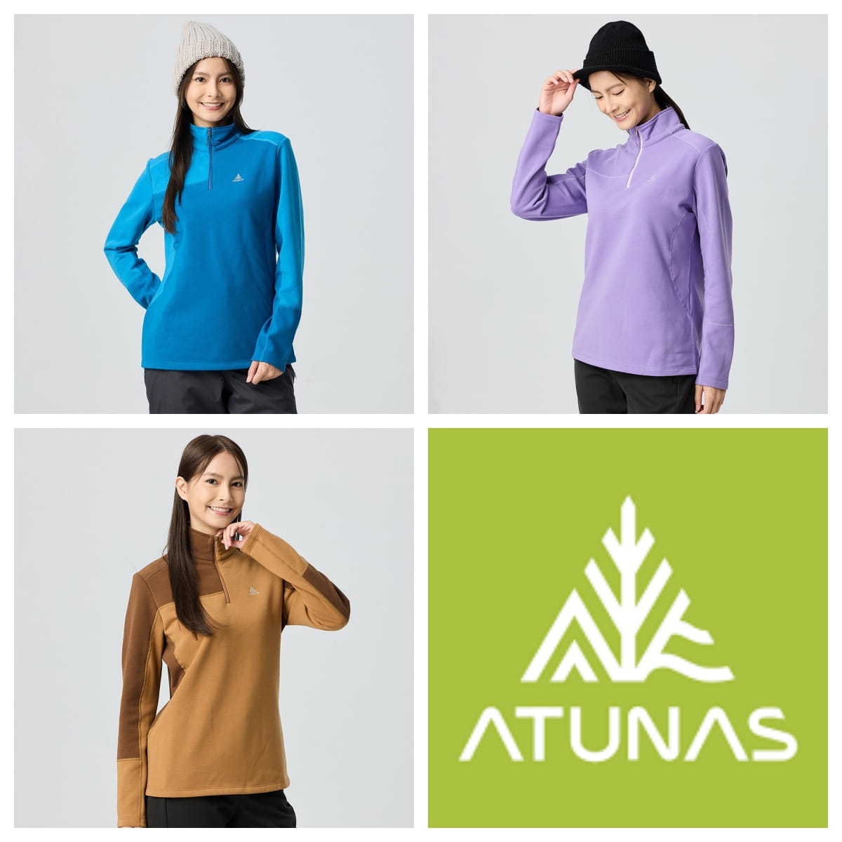 女款保暖拉鍊衫/透氣保暖(A1PS2524W中層衣/刷毛保暖/專業登山) 0