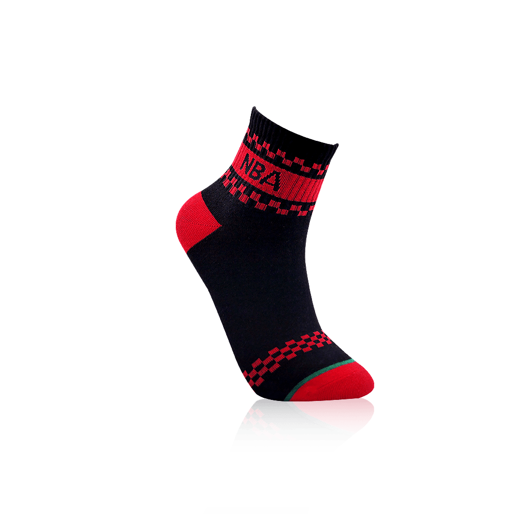 【NBA】襪子 平版襪 短襪 經典緹花短襪 6