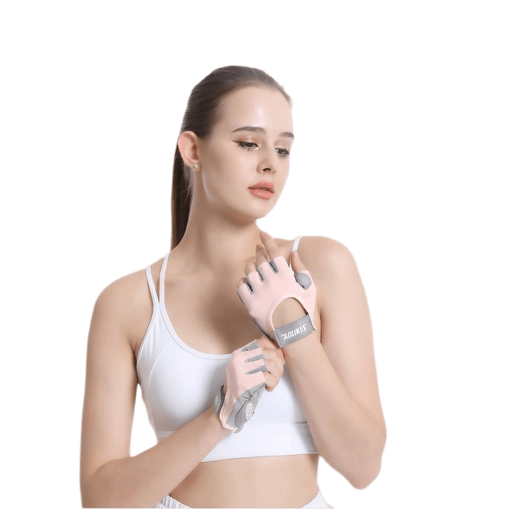 【CAIYI 凱溢】Aolikes 健身手套 液態矽膠 加厚掌墊 自行車手套 半指手套 重訓手套 9