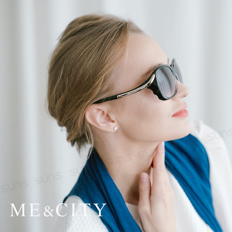 【ME&CITY】 歐美流線型漸層太陽眼鏡 抗UV (ME 1201 L01) 3