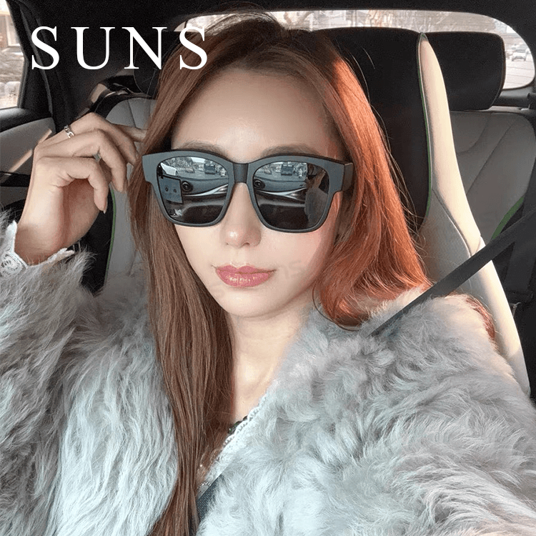 【suns】MIT時尚韓版折疊墨鏡/折疊套鏡 方框墨鏡 抗UV400+抗藍光 17