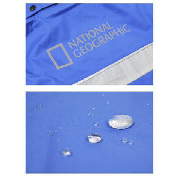 國家地理 防水透氣單件式開襟雨衣(中性款) 3